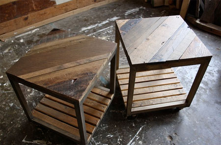 Reclaimed timber designer furniture