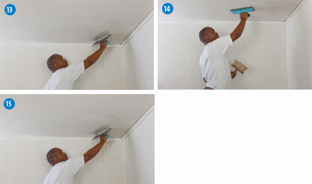 How to plaster a ceiling