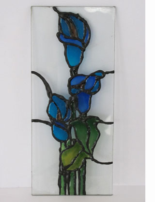 painted glass panels
