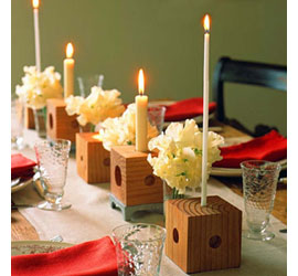 Set a table for Valentine's Day