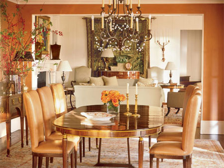 Decorate a formal dining room