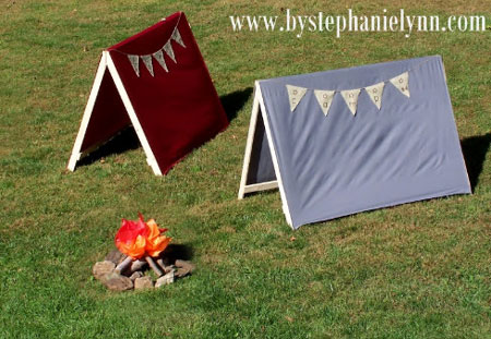 Make these quick and easy play tents