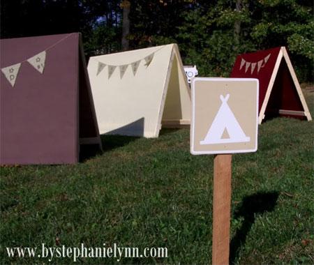 Make these quick and easy play tents 