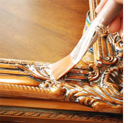 How to gild a picture frame