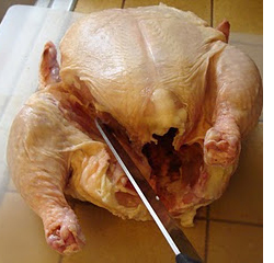 how to cut up a chicken 