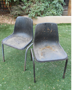 Revamp plastic and metal chairs