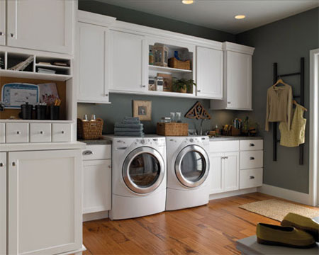 laundry plan modern shaker style