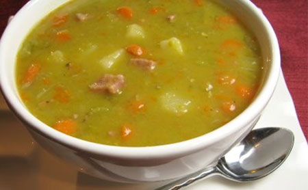 Pea and ham soup 