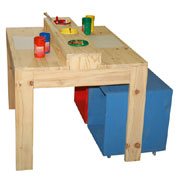 DIY kiddies craft table 