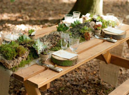 Simple ideas for table settings entertain outdoors