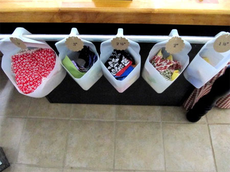 Repurpose or reuse milk bottles into nifty storage containers