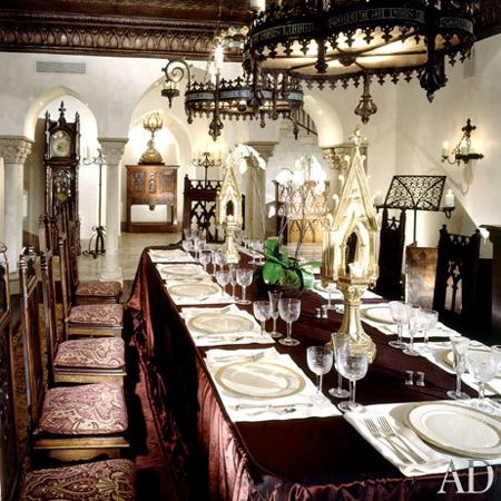 Celebrity dining rooms dramatic