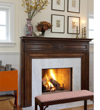 Ways to add sizzle to a fireplace 
