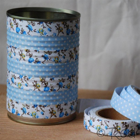 decorate cans with washi tape