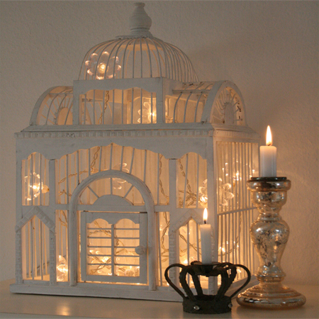 bird cage fairy rope string led lights beautiful special occasion