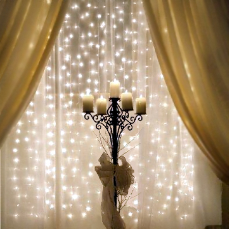 fairy rope hanging led lights display wedding special occasion