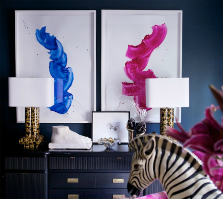 Interior design that is playful and bold 