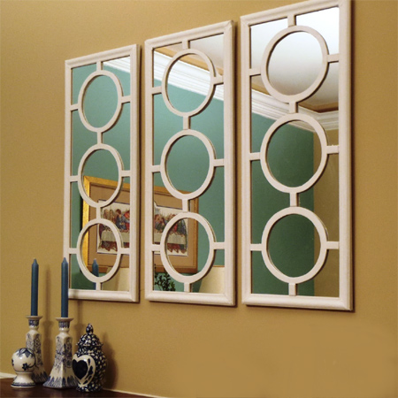 diy circle pattern design mirrors