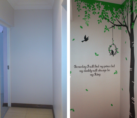 How to apply vinyl wall decals 