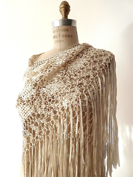 macrame shawl