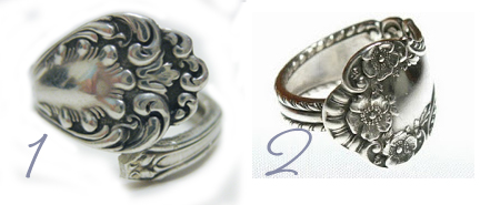 Make rings from sterling silver cutlery