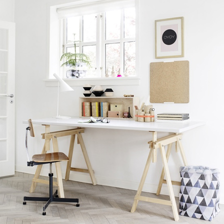 DIY modern furniture for home office scandi scandinavian style