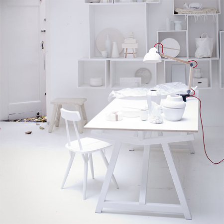 DIY modern furniture for home office scandi scandinavian style white