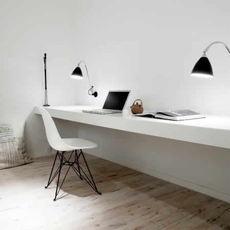 DIY modern furniture for home office scandi scandinavian style worktop
