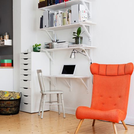 DIY modern furniture for home office scandi scandinavian style shelf