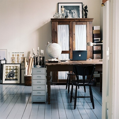 DIY modern furniture for home office scandi scandinavian style old desk