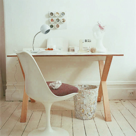 DIY modern furniture for home office scandi scandinavian style x legs