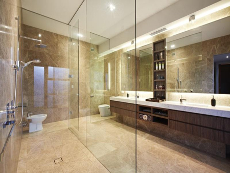 marble travertine bathroom
