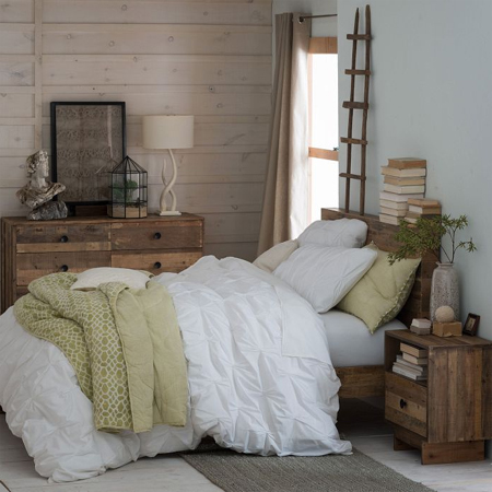 reclaimed timber wood bed furniture