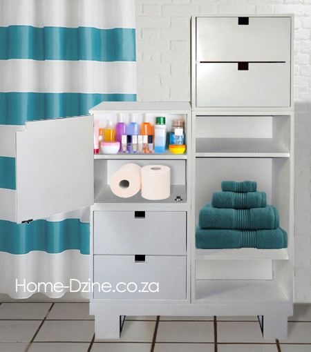 Make a modular bathroom cabinet 