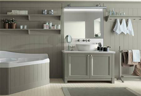 Design a beautiful bathroom - DIY style shaker grey bathrooms