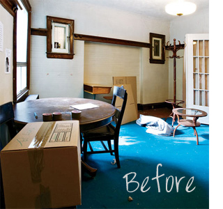 Before and after home makeovers on a budget