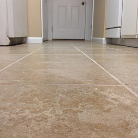 How to tile a kitchen floor 