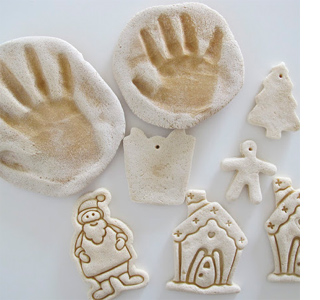 Salt dough holiday crafts 