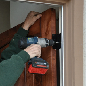 Replace and fit a new front door 