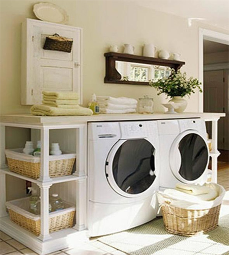 Design and organize a small laundry