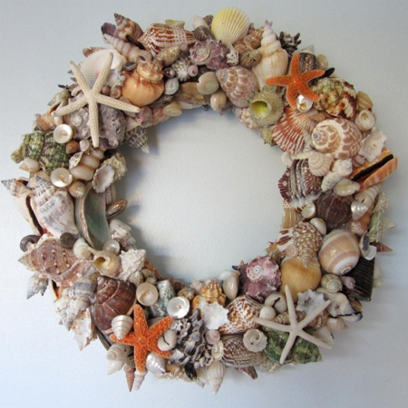 Crafts with seashells 