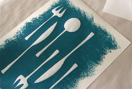 How to make painted canvas placemats 