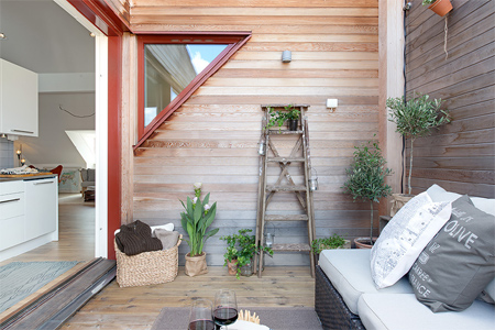 Balcony becomes added living space 