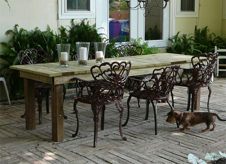 outdoor dining table ideas
