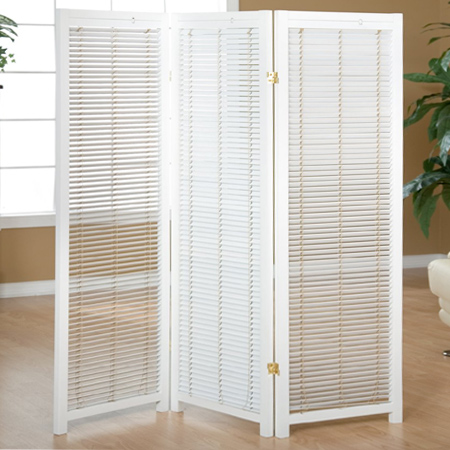 Screen divider with venetian blinds