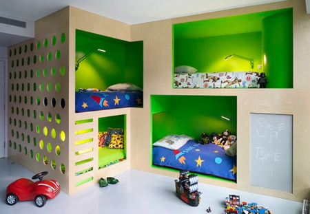 Practical designs for a boys bedroom for shared bedroom