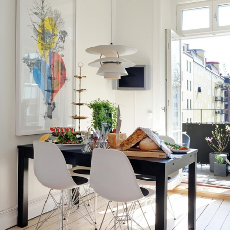 Scandinavian style home decor