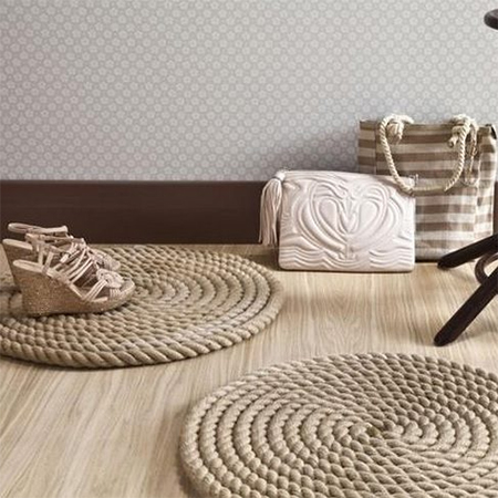 rope coiled rugs and mats