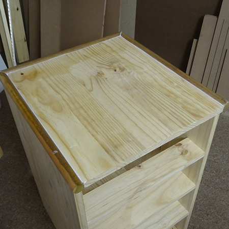 DIY 4-drawer cabinet with easy install drawer runners top