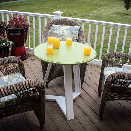 diy garden deck outdoor patio table